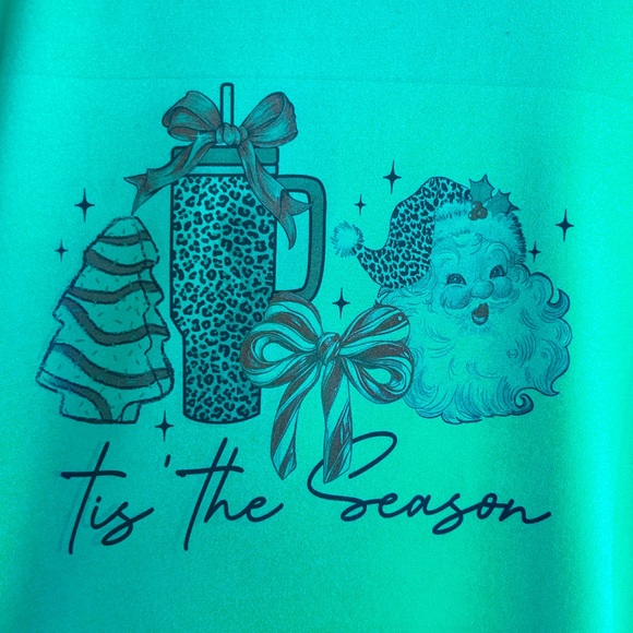 NWT ZENANA LONG SLEEVE V-NECK ROUND HEM TOP - Picture 5 of 7